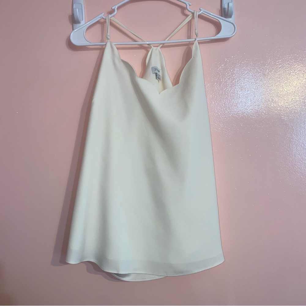 COPY - J.Crew Scalloped Cami Tank top